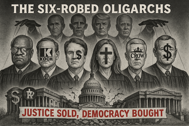Silencing The Billionaire Bench & Presidential Syndicate: SCOTUS + POTUS as America's Fascist Cartel